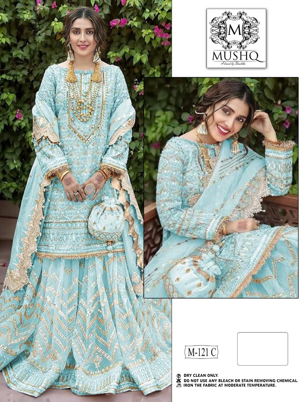 MUSHQ M 121 C BY SHRADDHA DESIGNER SALWAR KAMEEZ WHOLESALER