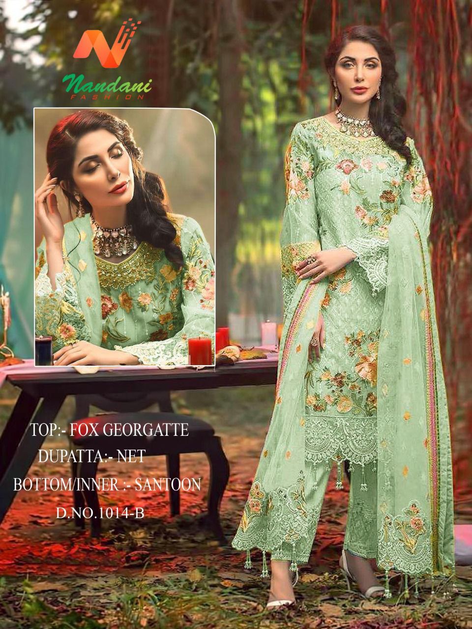 NANDANI FASHION 1014 B PAKISTANI SALWAR KAMEEZ WHOLESALER