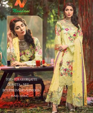 NANDANI FASHION 1014 C PAKISTANI SALWAR KAMEEZ WHOLESALER