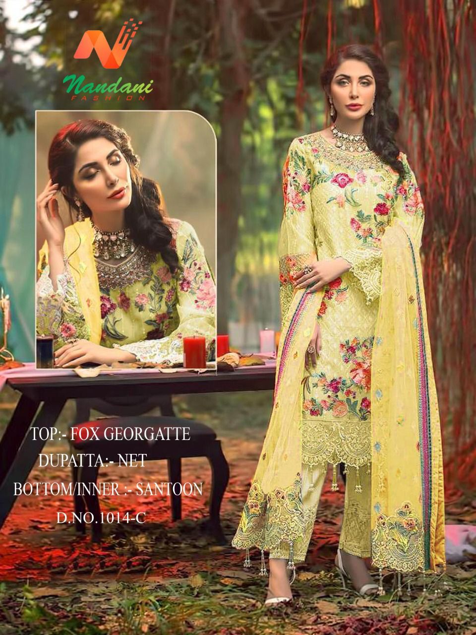 NANDANI FASHION 1014 C PAKISTANI SALWAR KAMEEZ WHOLESALER