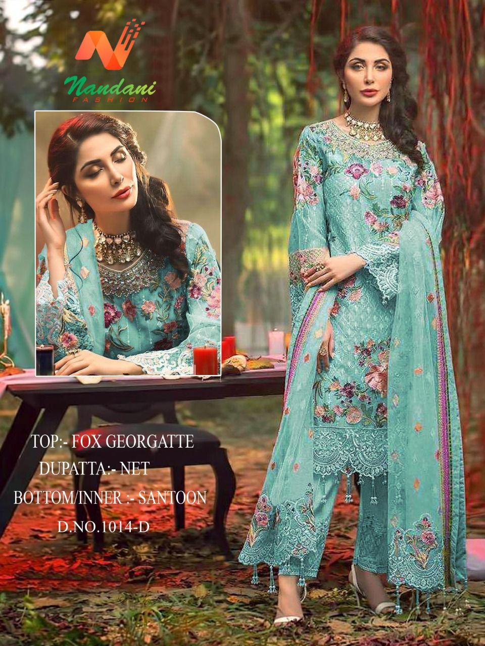 NANDANI FASHION 1014 D PAKISTANI SALWAR KAMEEZ WHOLESALER