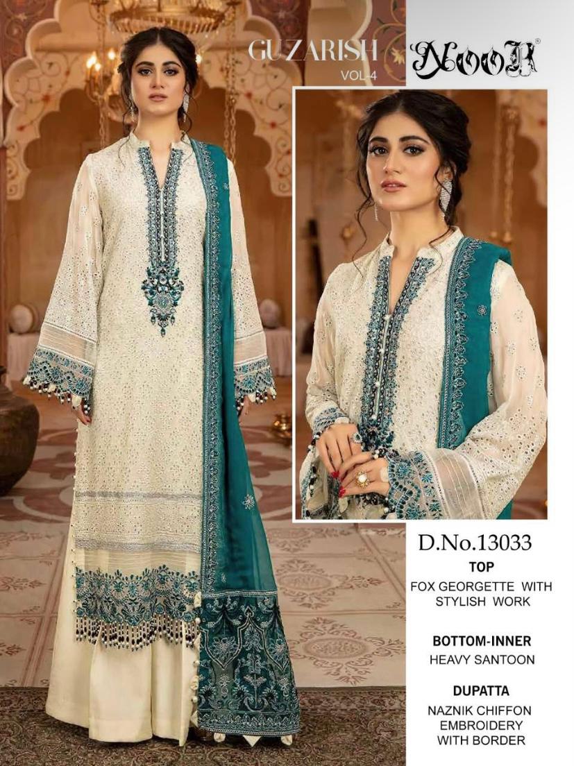 NOOR GUZARISH 13033 VOL 4 PAKISTANI SALWAR KAMEEZ WHOLESALER