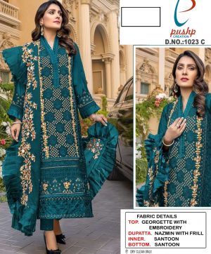 PUSHP 1023 C PAKISTANI SALWAR KAMEEZ WHOLESALER