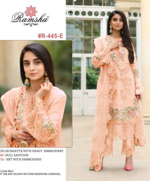 RAMSHA R 445 E PAKISTANI SALWAR KAMEEZ WHOLESALER