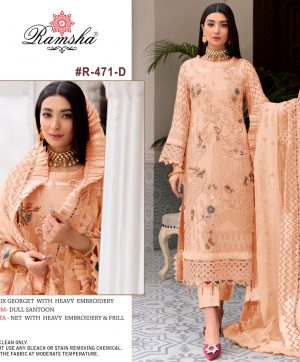 RAMSHA R 471 D PAKISTANI SALWAR KAMEEZ WHOLESALER