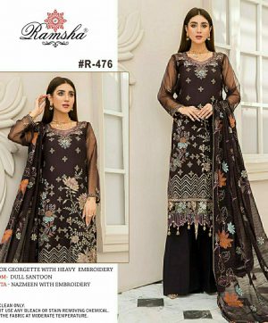 RAMSHA R 476 PAKISTANI SALWAR KAMEEZ WHOLESALER