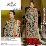 RAMSHA R 487 B PAKISTANI SALWAR KAMEEZ WHOLESALER