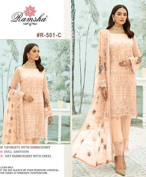 RAMSHA R 501 C PAKISTANI SALWAR KAMEEZ WHOLESALER