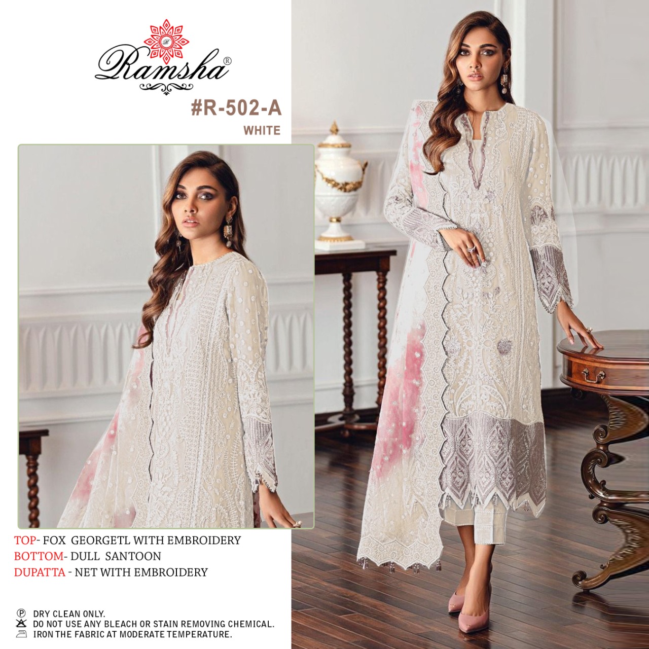 RAMSHA R 502 A VOL 22 PAKISTANI SALWAR KAMEEZ WHOLESALER