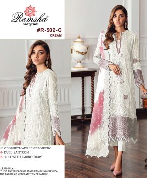 RAMSHA R 502 C VOL 22 PAKISTANI SALWAR KAMEEZ WHOLESALER