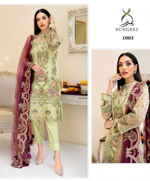 RUNGREZ 1003 PAKISTANI SALWAR KAMEEZ WHOLESALER