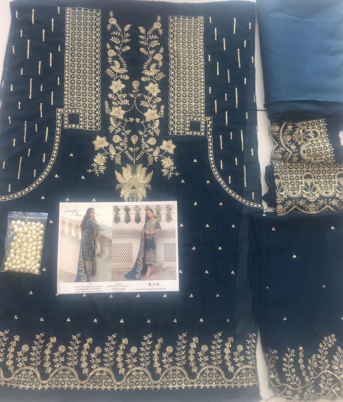 RUNGREZ R 1 D PAKISTANI SALWAR KAMEEZ WHOLESALER