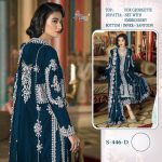 SHREE FABS S 446 D PAKISTANI SALWAR KAMEEZ WHOLESALER