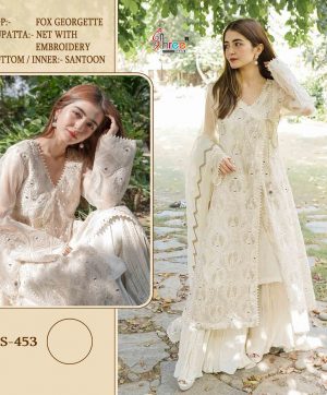 SHREE FABS S 453 PAKISTANI SALWAR KAMEEZ WHOLESALER