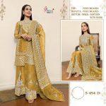 SHREE FABS S 454 D PAKISTANI SALWAR KAMEEZ WHOLESALER