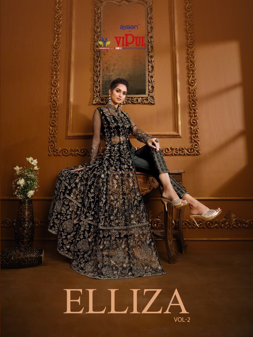 VIPUL 4734 ELIZZA VOL 2 FANCY GOWN WHOLESALER