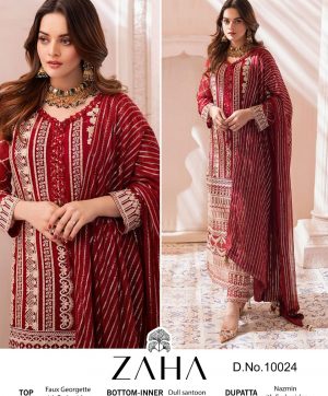 ZAHA 10024 PAKISTANI SALWAR KAMEEZ WHOLESALER