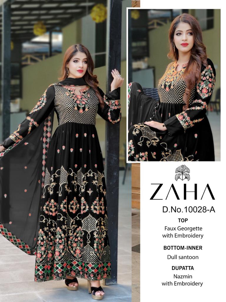 ZAHA 10028 A PAKISTANI SALWAR KAMEEZ WHOLESALER