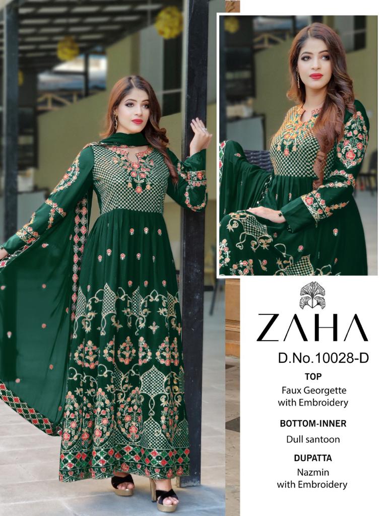 ZAHA 10028 D PAKISTANI SALWAR KAMEEZ WHOLESALER