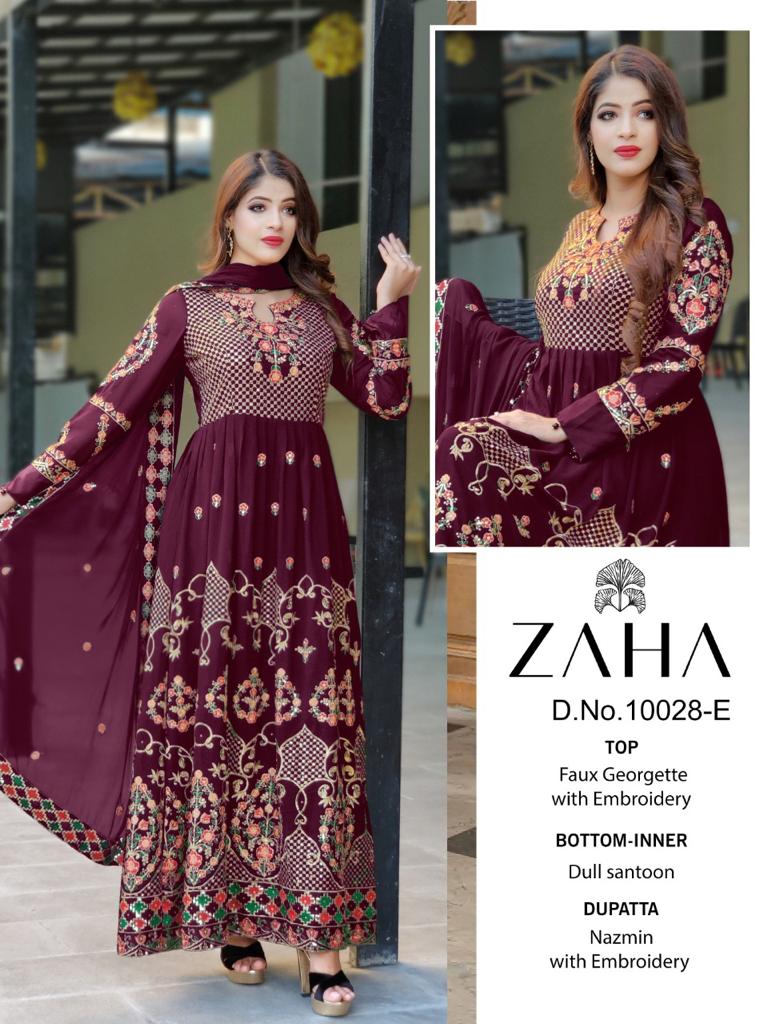 ZAHA 10028 E PAKISTANI SALWAR KAMEEZ WHOLESALER