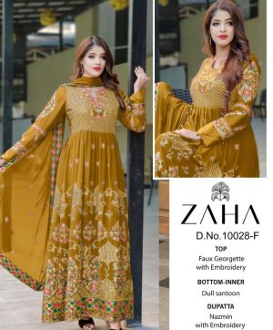 ZAHA 10028 F PAKISTANI SALWAR KAMEEZ WHOLESALER