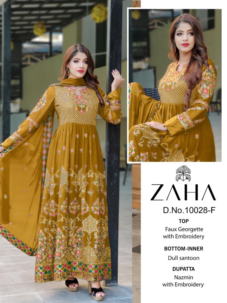 ZAHA 10028 F PAKISTANI SALWAR KAMEEZ WHOLESALER