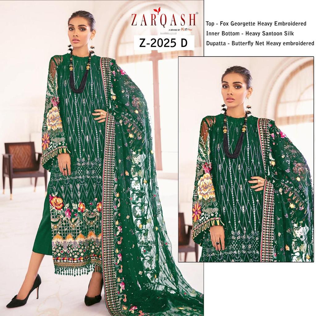 ZARQASH 2025 D PAKISTANI SALWAR KAMEEZ WHOLESALER