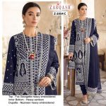 ZARQASH Z 2054 C QALAMKAR SALWAR KAMEEZ WHOLESALER