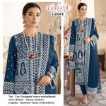 ZARQASH Z 2054 E QALAMKAR SALWAR KAMEEZ WHOLESALER