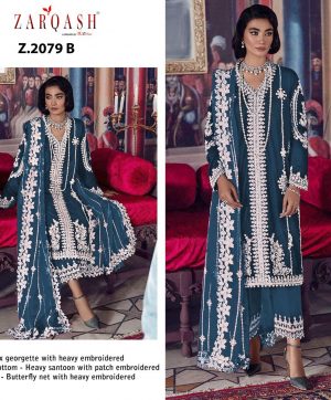 ZARQASH Z 2079 B PAKISTANI SALWAR KAMEEZ WHOLESALER