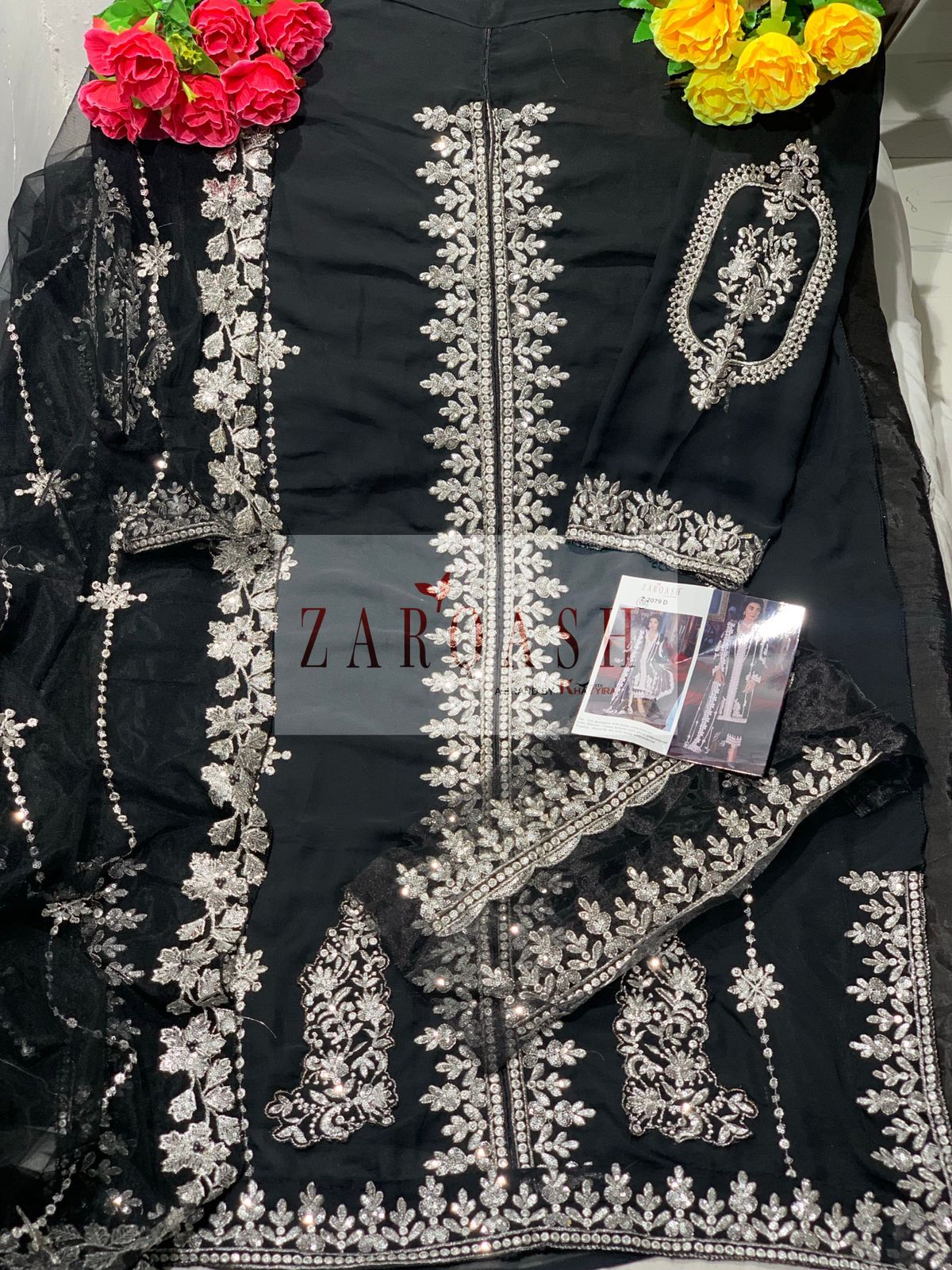 ZARQASH Z 2079 D PAKISTANI SALWAR KAMEEZ WHOLESALER