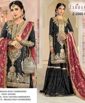 ZARQASH Z 2080 C MARIYA B VOL 2 SALWAR KAMEEZ WHOLESALER