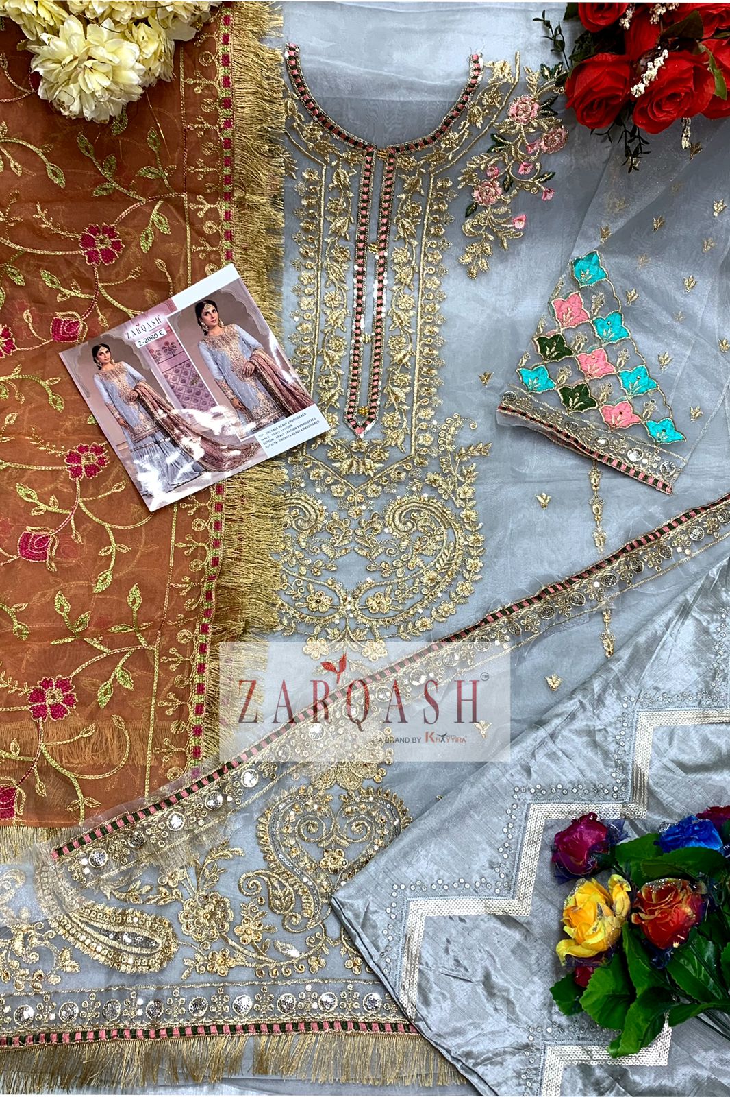 ZARQASH Z 2080 E MARIYA B VOL 2 SALWAR KAMEEZ WHOLESALER