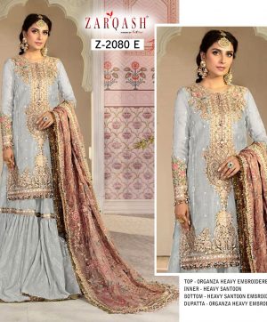 ZARQASH Z 2080 E MARIYA B VOL 2 SALWAR KAMEEZ WHOLESALER