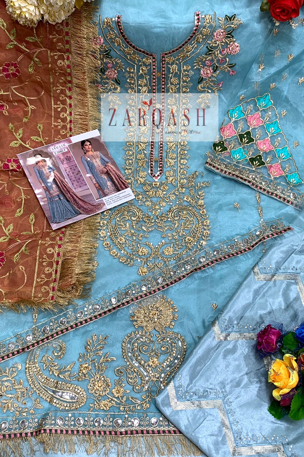 ZARQASH Z 2080 F MARIYA B VOL 2 SALWAR KAMEEZ WHOLESALER