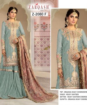 ZARQASH Z 2080 F MARIYA B VOL 2 SALWAR KAMEEZ WHOLESALER