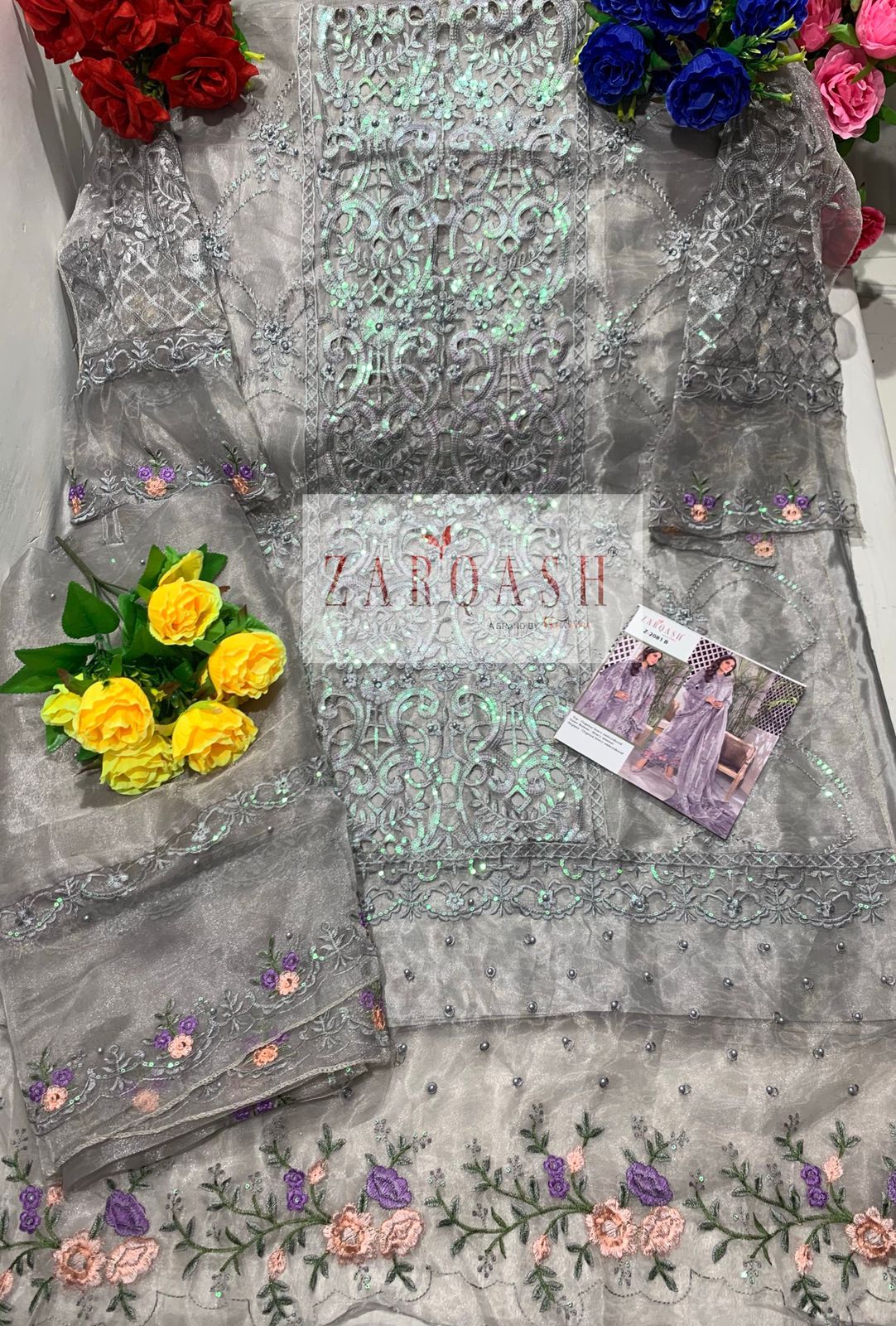 ZARQASH Z 2081 B MARIA B HERITAGE SALWAR KAMEEZ WHOLESALER