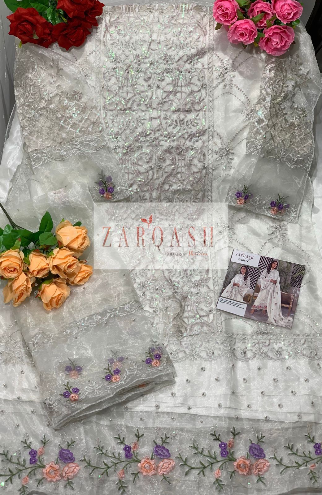 ZARQASH Z 2081 C MARIA B HERITAGE SALWAR KAMEEZ WHOLESALER