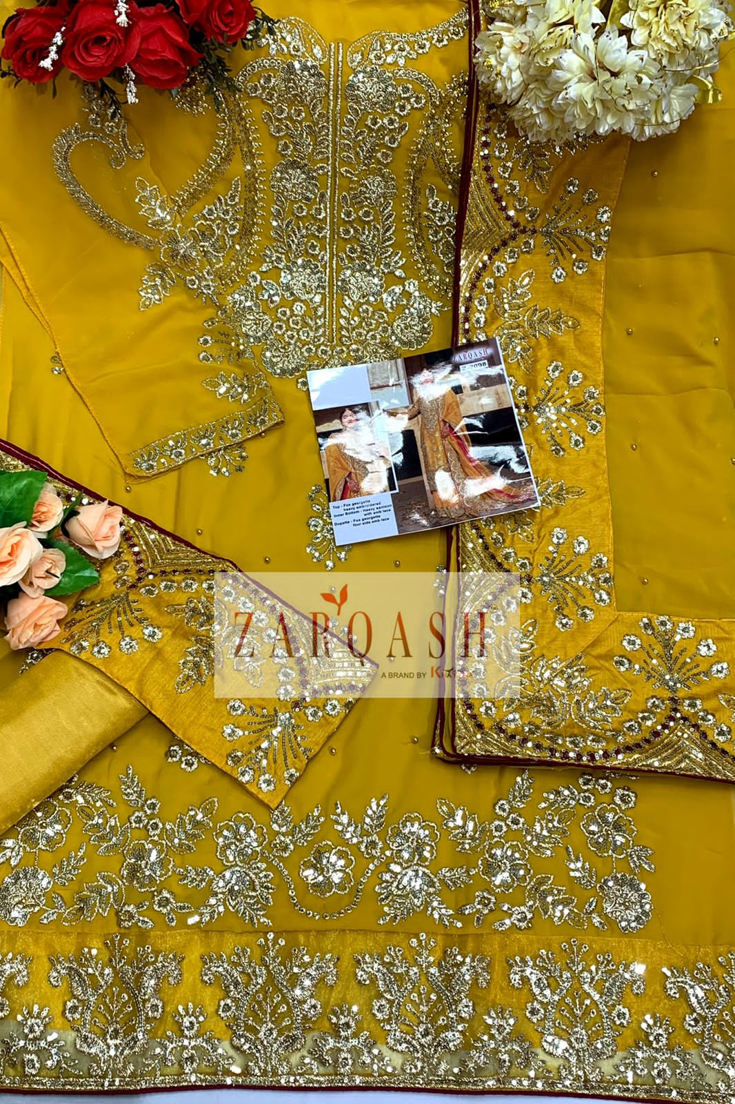 ZARQASH Z 2098 PAKISTANI SALWAR KAMEEZ WHOLESALER