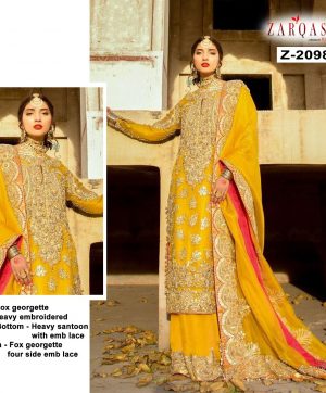 ZARQASH Z 2098 PAKISTANI SALWAR KAMEEZ WHOLESALER