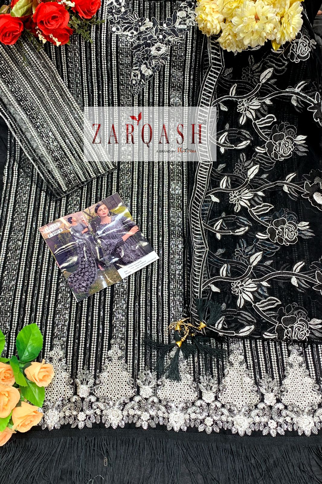 ZARQASH Z 2107 E PAKISTANI SALWAR KAMEEZ WHOLESALER