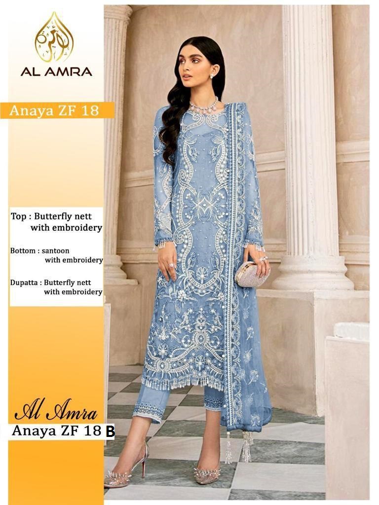 AL AMRA ANAYA ZF 18 B PAKISTANI SALWAR KAMEEZ WHOLESALER