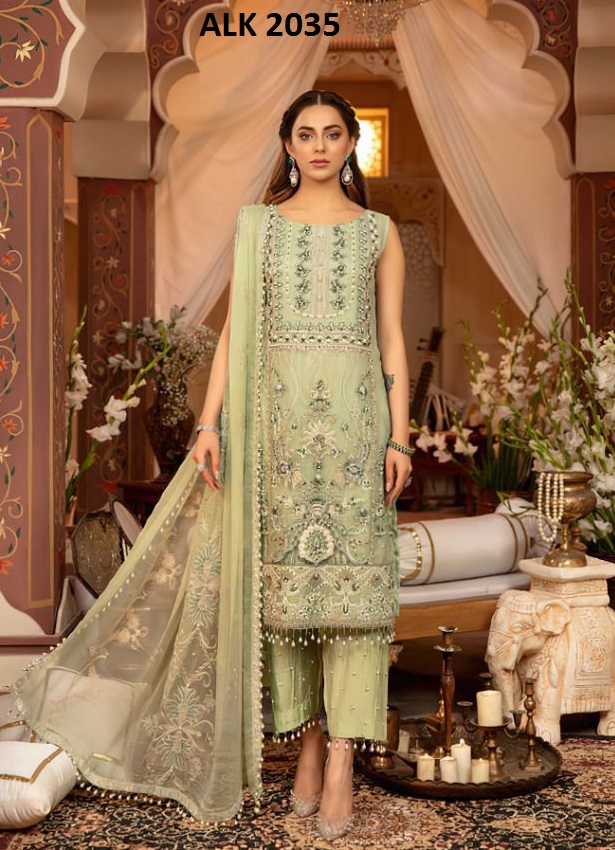 AL KHUSHBU 2035 PAKISTANI SALWAR KAMEEZ WHOLESALER