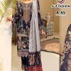 ALIF FASHION A 45 PAKISTANI SALWAR KAMEEZ WHOLESALER