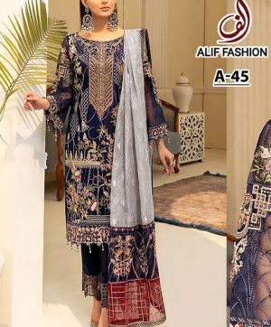 ALIF FASHION A 45 PAKISTANI SALWAR KAMEEZ WHOLESALER