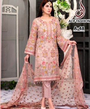 ALIF FASHION A 48 PAKISTANI SALWAR KAMEEZ WHOLESALER