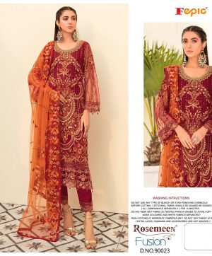 FEPIC 90023 ROSEMEEN FUSION SALWAR KAMEEZ WHOLESALER