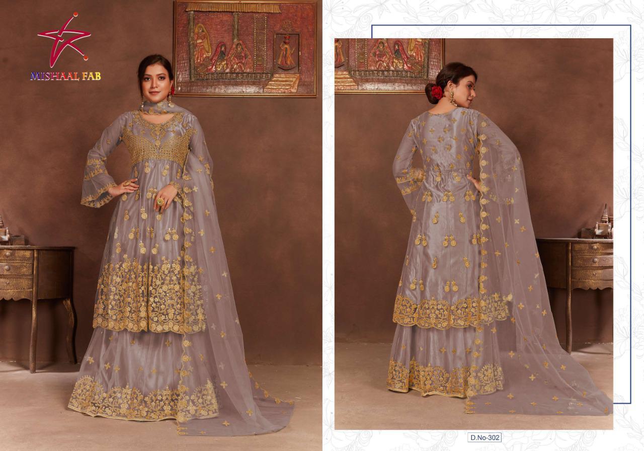 MISHAAL FAB 302 PAKISTANI SALWAR KAMEEZ WHOLESALER