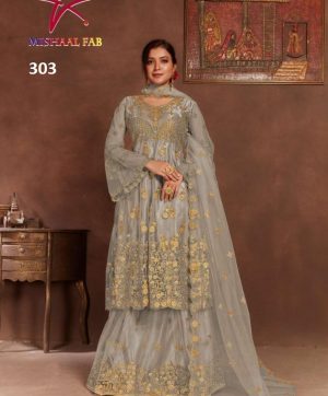 MISHAAL FAB 303 PAKISTANI SALWAR KAMEEZ WHOLESALER