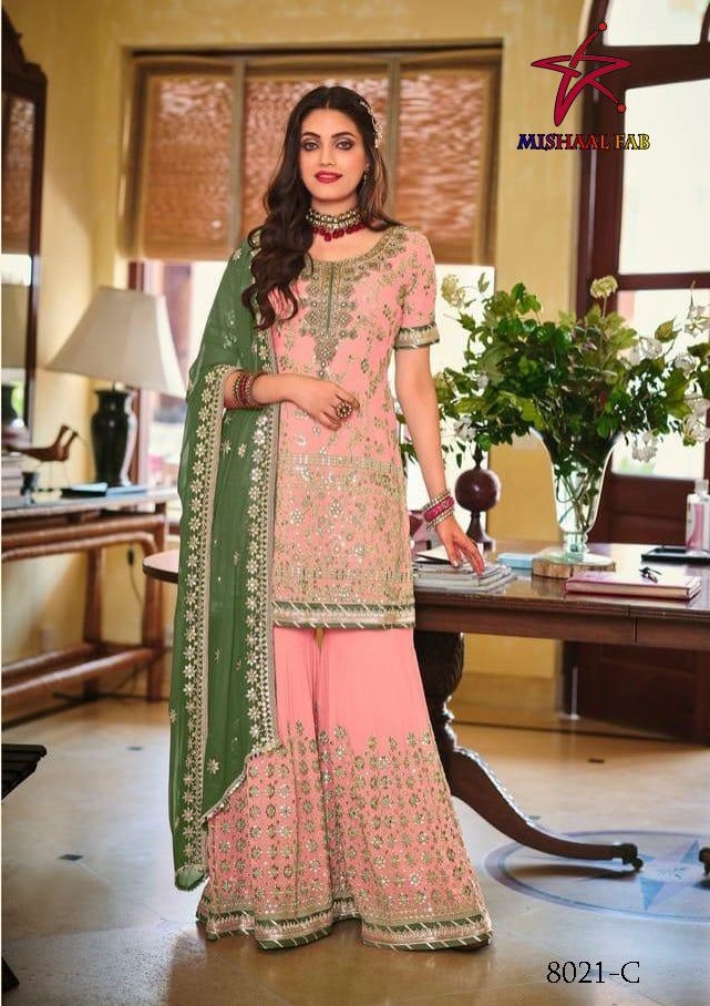 MISHAAL FAB 8021 C SALWAR KAMEEZ WHOLESALER